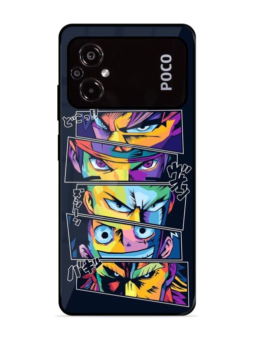 One Piece Powerhouse Glossy Soft Edge Case for Poco M5 Chachhi