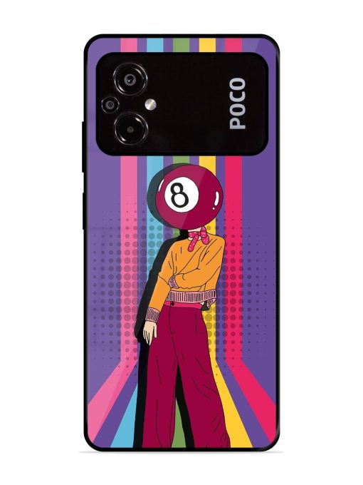 Eight Ball Fashionista Glossy Soft Edge Case for Poco M5 Chachhi