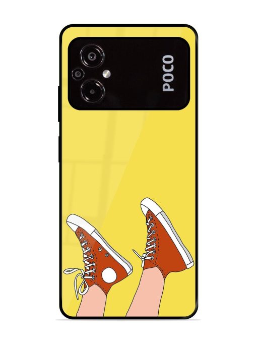 Kicking Back Glossy Soft Edge Case for Poco M5 Chachhi