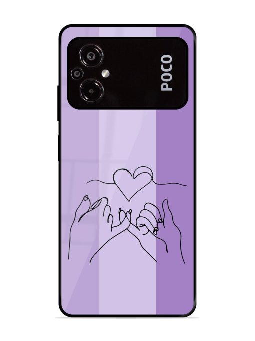 Forever Linked Glossy Soft Edge Case for Poco M5 Chachhi