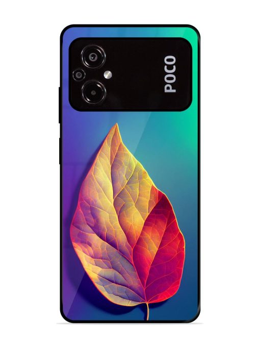 Autumn'S Embrace Glossy Soft Edge Case for Poco M5 Chachhi