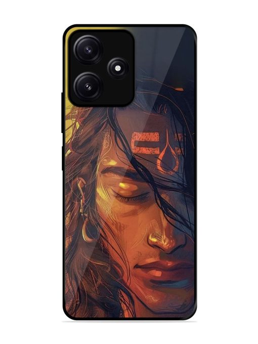 Tranquil Shiva Glossy Soft Edge Case for Poco M6 (5G) Chachhi