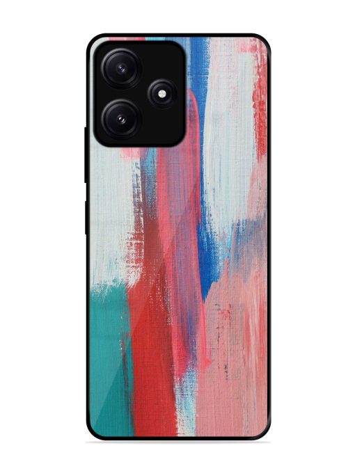 Colorful Chaos Glossy Soft Edge Case for Poco M6 (5G) Chachhi