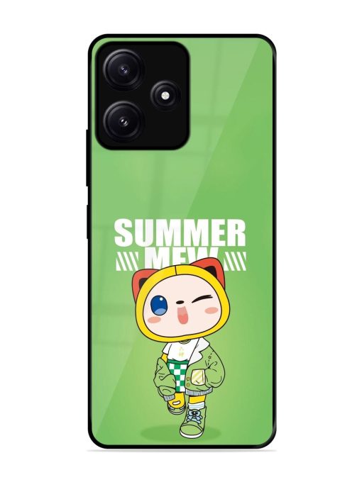 Purrfect Summer Glossy Soft Edge Case for Poco M6 (5G) Chachhi