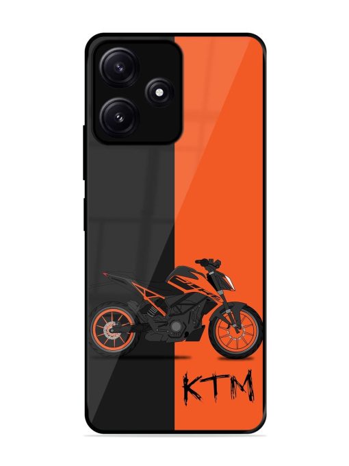 Orange Beast Glossy Soft Edge Case for Poco M6 (5G)