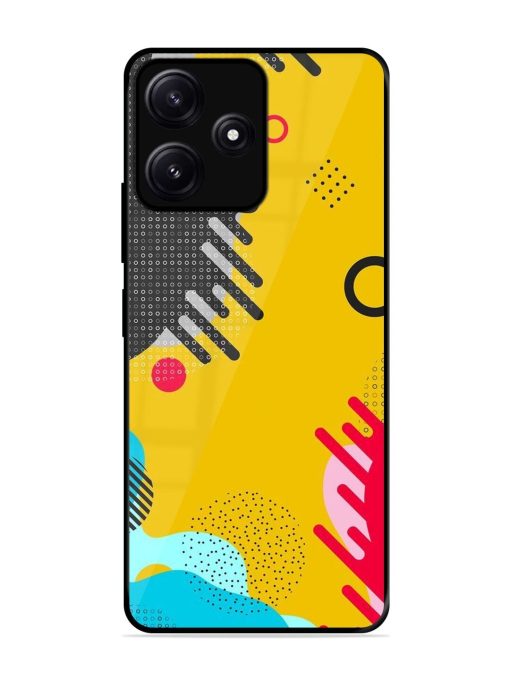 Neon Pop Glossy Soft Edge Case for Poco M6 (5G) Chachhi