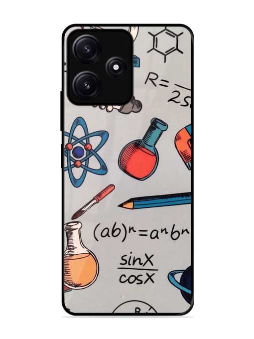 Science Doodle Glossy Soft Edge Case for Poco M6 (5G) Chachhi