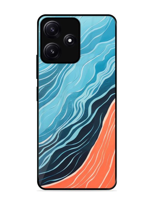 Oceanic Divide Glossy Soft Edge Case for Poco M6 (5G) Chachhi