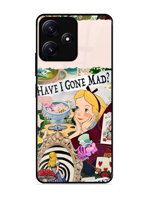 Mad Hatter'S Collage Glossy Soft Edge Case for Poco M6 (5G) Chachhi