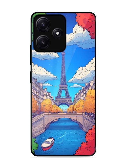 Parisian Panorama Glossy Soft Edge Case for Poco M6 (5G) Chachhi