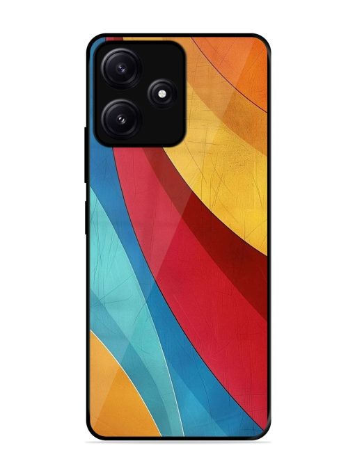 Curving Canvas Glossy Soft Edge Case for Poco M6 (5G) Chachhi