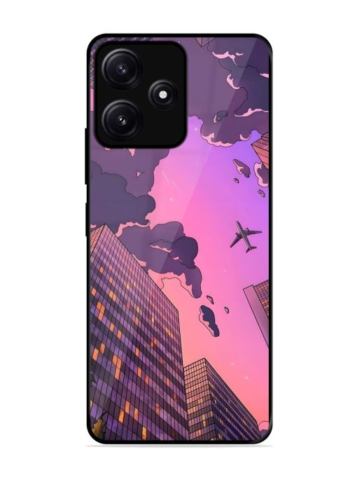 Urban Twilight Glossy Soft Edge Case for Poco M6 (5G) Chachhi