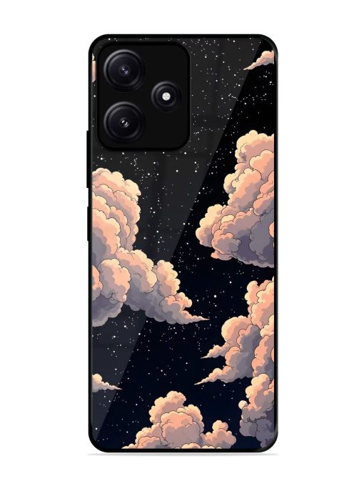 Starry Night Dreams Glossy Soft Edge Case for Poco M6 (5G)