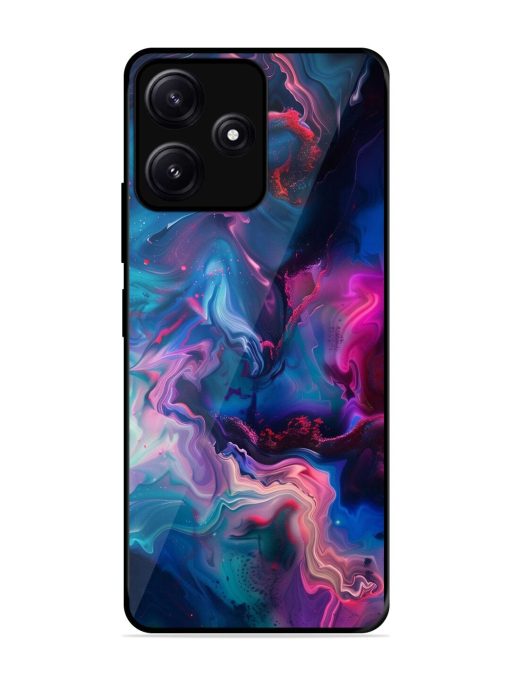 Cosmic Swirl Glossy Soft Edge Case for Poco M6 (5G) Chachhi