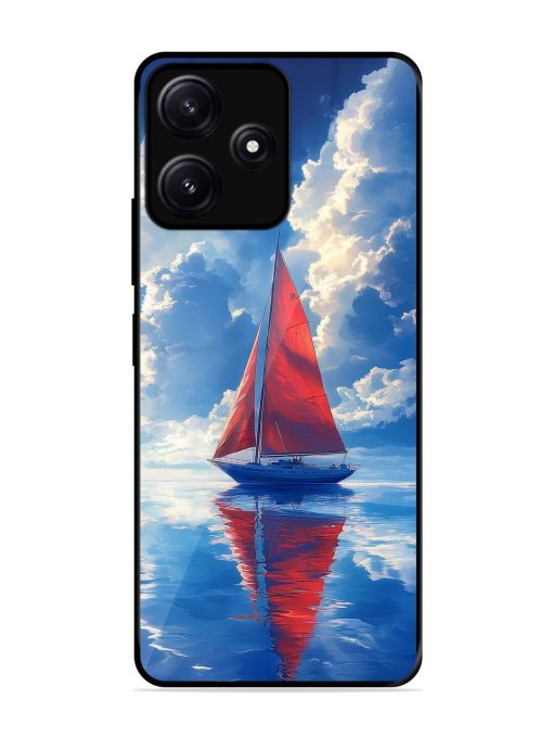 Crimson Sails Glossy Soft Edge Case for Poco M6 (5G) Chachhi