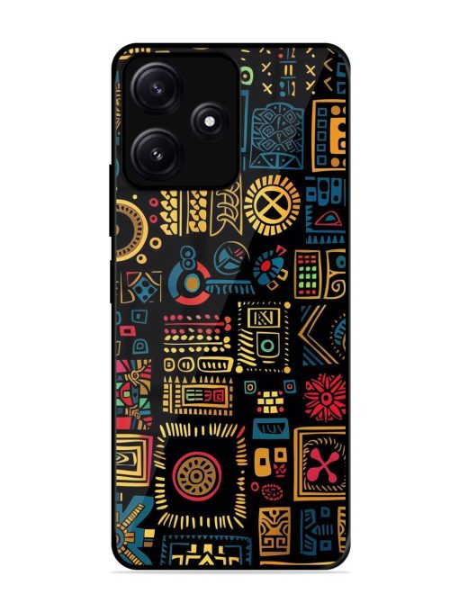 Tribal Tapestry Glossy Soft Edge Case for Poco M6 (5G) Chachhi