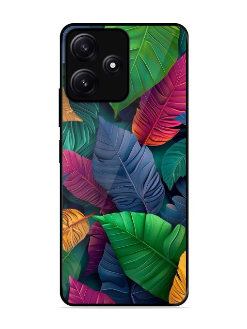 Tropical Tapestry Glossy Soft Edge Case for Poco M6 (5G) Chachhi