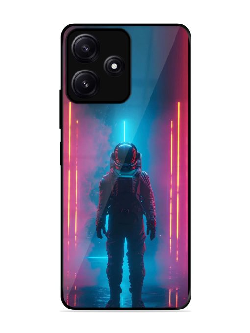 Neon Astronaut Glossy Soft Edge Case for Poco M6 (5G) Chachhi