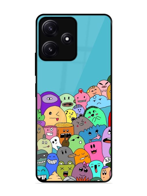 Monster Mash Glossy Soft Edge Case for Poco M6 (5G) Chachhi