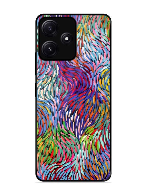 Vibrant Waves Glossy Soft Edge Case for Poco M6 (5G) Chachhi