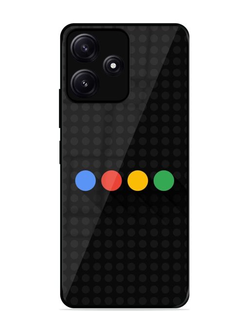 Google Dots Glossy Soft Edge Case for Poco M6 (5G) Chachhi