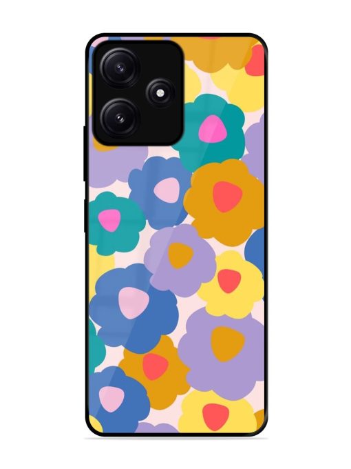 Flower Power Glossy Soft Edge Case for Poco M6 (5G) Chachhi