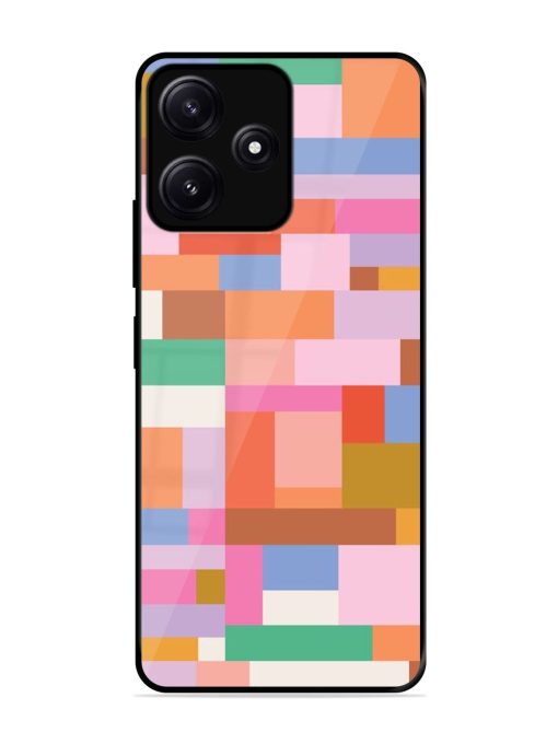 Colorful Chaos Glossy Soft Edge Case for Poco M6 (5G) Chachhi