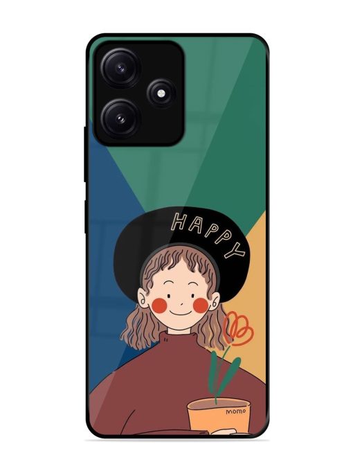 Happy Momo Glossy Soft Edge Case for Poco M6 (5G) Chachhi