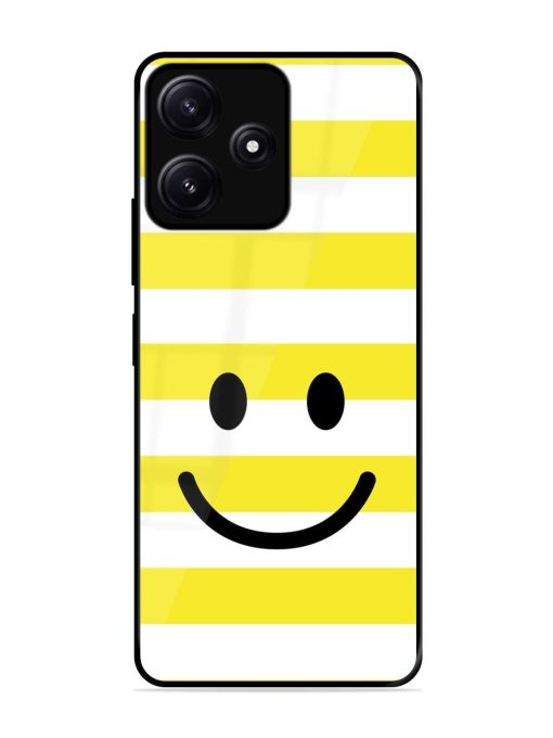 Smiling Stripes Glossy Soft Edge Case for Poco M6 (5G) Chachhi