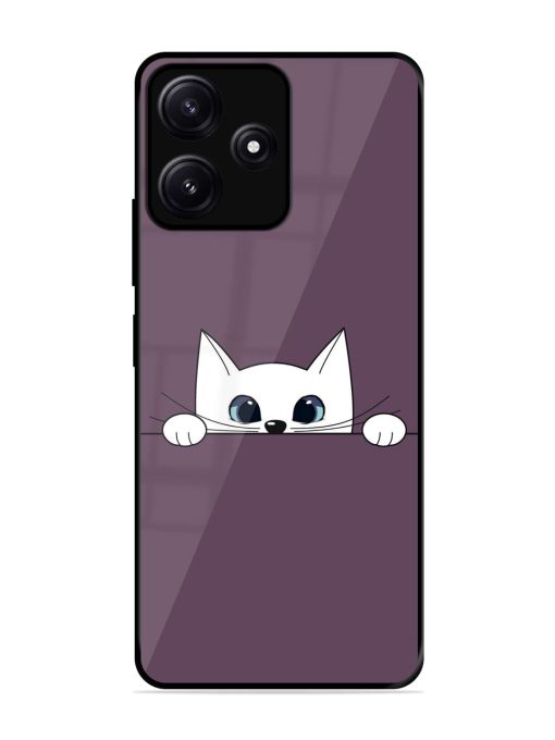 Peek-A-Boo Kitty Glossy Soft Edge Case for Poco M6 (5G) Chachhi