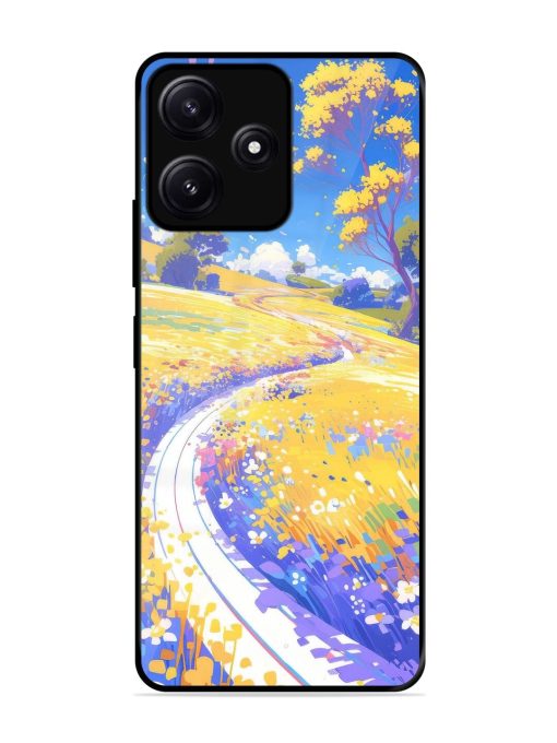 Vibrant Spring Meadow Glossy Soft Edge Case for Poco M6 (5G) Chachhi