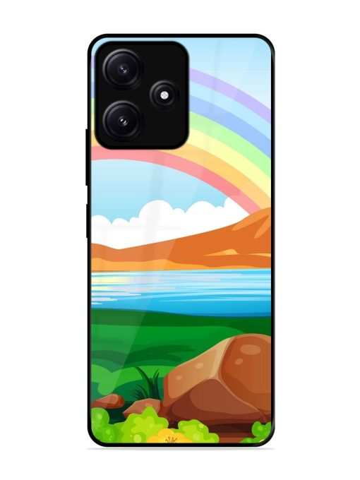 Rainbow Over The Lake Glossy Soft Edge Case for Poco M6 (5G)