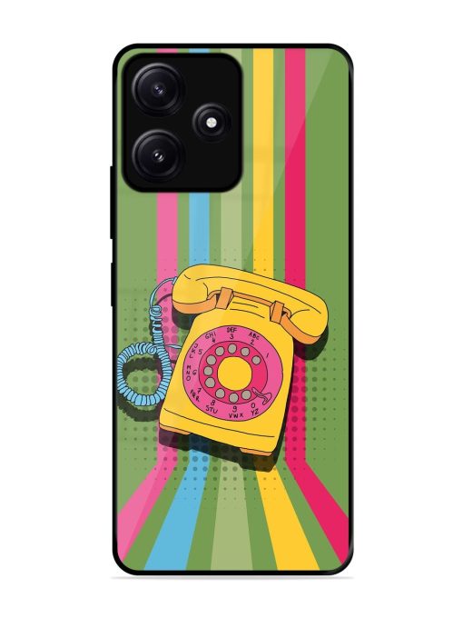 Retro Dialer Glossy Soft Edge Case for Poco M6 (5G) Chachhi