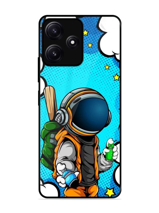 Space Graffiti Artist Glossy Soft Edge Case for Poco M6 (5G) Chachhi