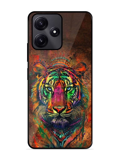 Cosmic Tiger Glossy Soft Edge Case for Poco M6 Pro (5G) Chachhi