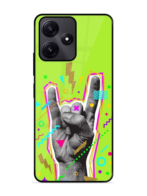 Neon Rock Glossy Soft Edge Case for Poco M6 Pro (5G) Chachhi