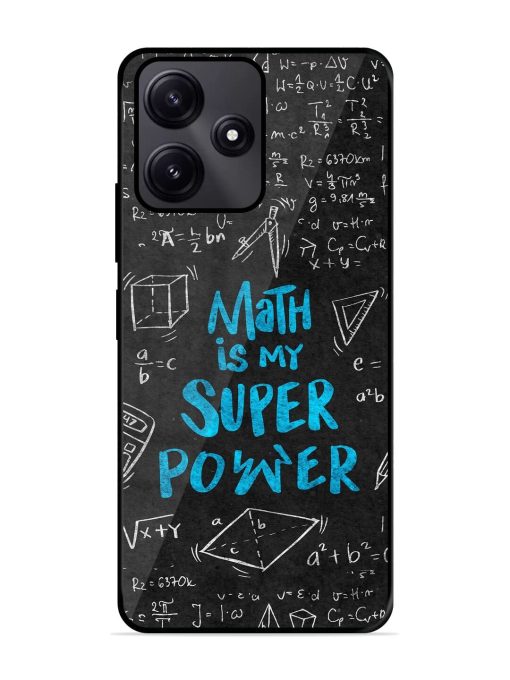 Math Magic Glossy Soft Edge Case for Poco M6 Pro (5G) Chachhi