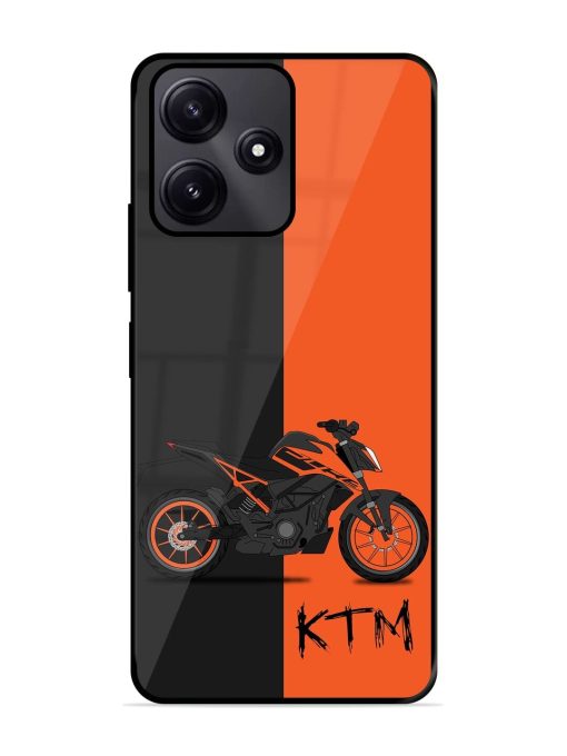 Orange Beast Glossy Soft Edge Case for Poco M6 Pro (5G) Chachhi