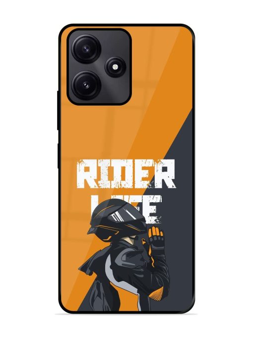 Ride Never Ends Glossy Soft Edge Case for Poco M6 Pro (5G)