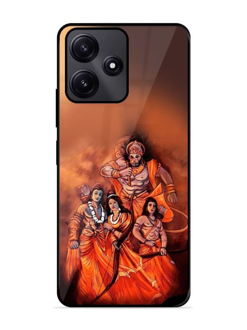 Sita Ram Glossy Soft Edge Case for Poco M6 Pro (5G) Chachhi