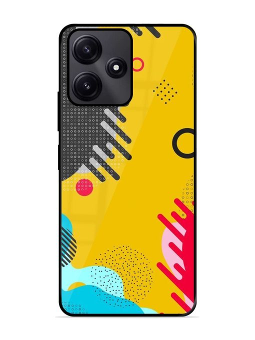 Neon Pop Glossy Soft Edge Case for Poco M6 Pro (5G) Chachhi