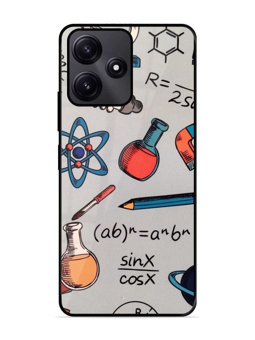 Science Doodle Glossy Soft Edge Case for Poco M6 Pro (5G) Chachhi