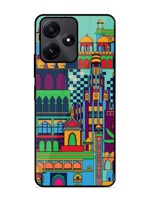 Indian Tapestry Glossy Soft Edge Case for Poco M6 Pro (5G) Chachhi