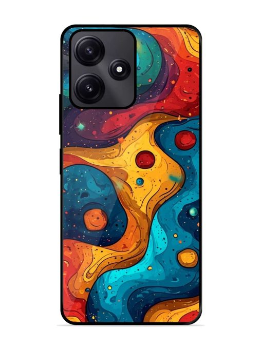 Cosmic Swirl Glossy Soft Edge Case for Poco M6 Pro (5G) Chachhi