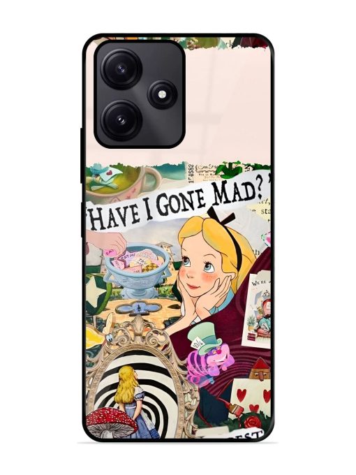 Mad Hatter'S Collage Glossy Soft Edge Case for Poco M6 Pro (5G) Chachhi