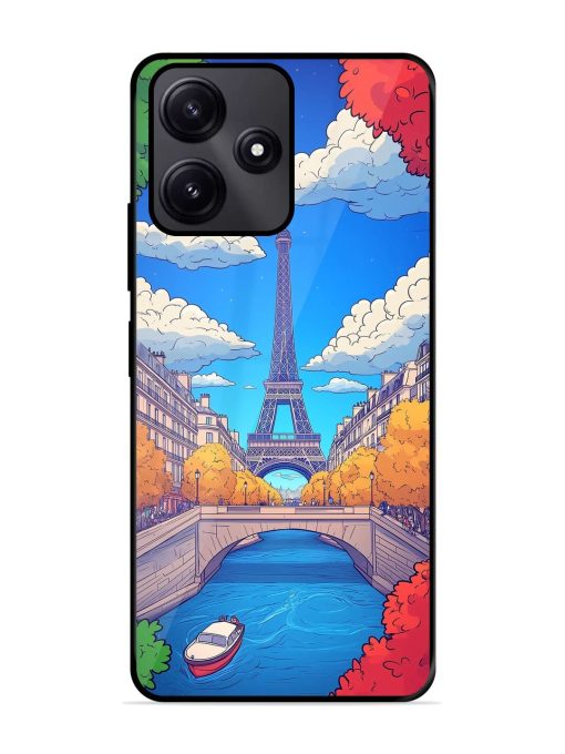 Parisian Panorama Glossy Soft Edge Case for Poco M6 Pro (5G) Chachhi