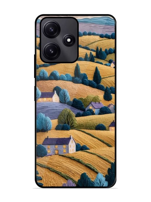 Rolling Hilltop Haven Glossy Soft Edge Case for Poco M6 Pro (5G) Chachhi