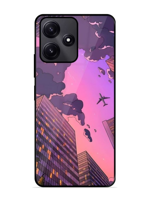 Urban Twilight Glossy Soft Edge Case for Poco M6 Pro (5G) Chachhi