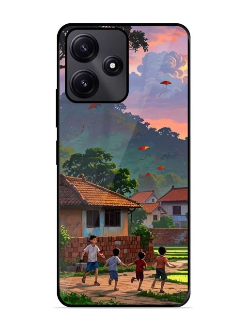 Sunset Play Glossy Soft Edge Case for Poco M6 Pro (5G) Chachhi