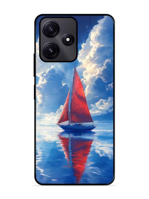 Crimson Sails Glossy Soft Edge Case for Poco M6 Pro (5G) Chachhi